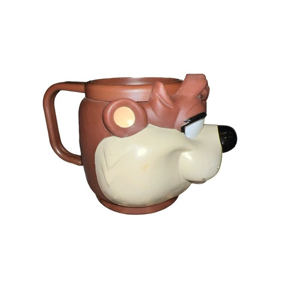 Vintage 1995 Applause Tazmanian Devil 3D Plastic Mug - Looney Tunes - Picture 2 of 7